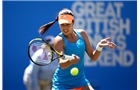 BIRMINGHAM, ENGLAND - JUNE 13:  Ana Ivanovic of Serbia in action against Klara Koukalova of the Czech Republic during Day 5 of the Aegon Classic at Edgbaston Priory Club on June 13, 2014 in Birmingham, England.  (Photo by Jordan Mansfield/Getty Images for Aegon)